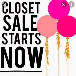 Closet clean out sale, all bundles of 3 or more items 15% off this week only!